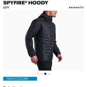 Like New MENS Spyfire KUHL hoody jacket size small